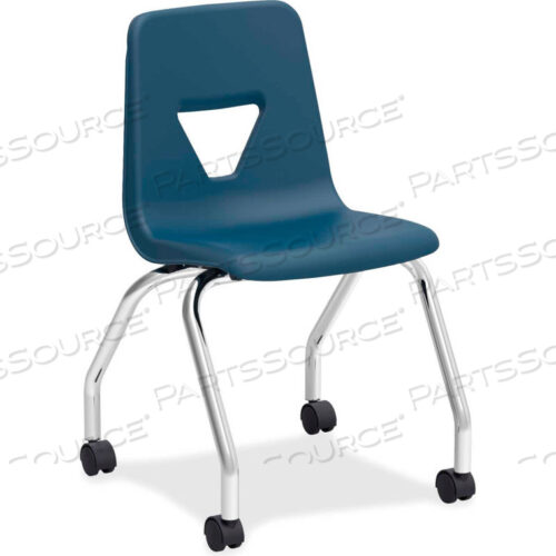 OEM#: 99910CLASSROOM MOBILE CHAIR - POLYPROPYLENE - NAVY - 2/PK by Lorell