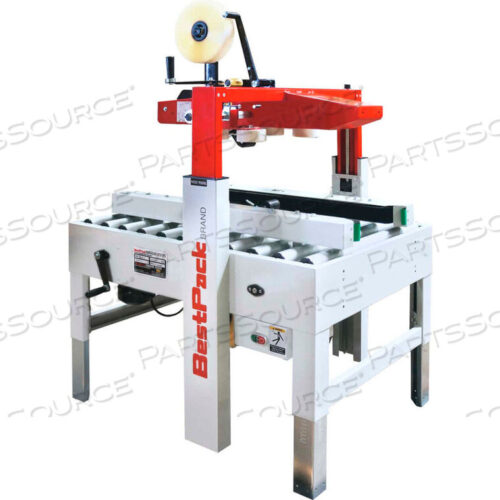 OEM#: MSD22-2BESTPACK SEMI-AUTOMATIC ADJUSTABLE SIDE BELT DRIVE CASE SEALER WITH 2 TAPE HEAD by Preferred Plastics & Packaging Co., Inc.