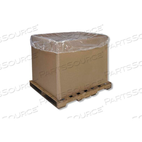 OEM#: DC65SQELASTIC GAYLORD & TOTE COVER 65 X 65 - 4 MIL by Protective Lining Corporation