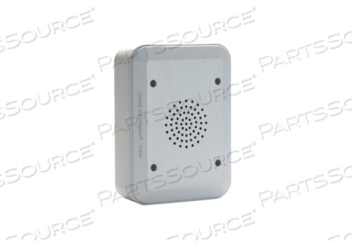 OEM#: TLM-WTWO-WAY SPEAKER, PLASTIC, LINE LEVEL (0 DB AT 1 KOHM) OUTPUT LEVEL, 7 W, 70 VAC, 40 TO 15 KHZ FREQUENCY RESPONSE, WALL MOUNTING, 13 OZ, MEETS UL by Louroe Electronics