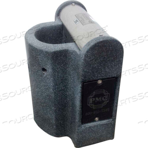 SINGLE DRINK HORSE WATERER W/HEAT, CONCRETE, 2 GAL.