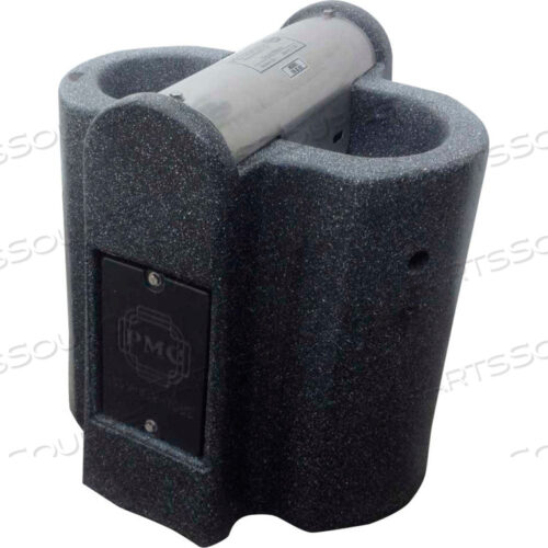 DOUBLE DRINK HORSE WATERER, CONCRETE, 3 GAL.