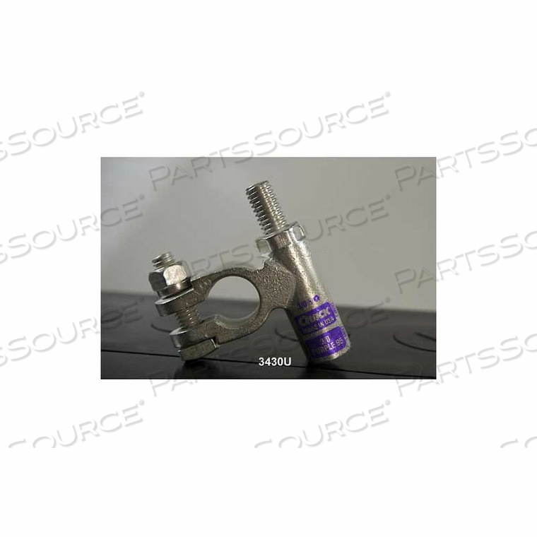 UNIVERSAL STRAIGHT CLAMP CONNECTOR, 3/0 GAUGE, 50 PCS