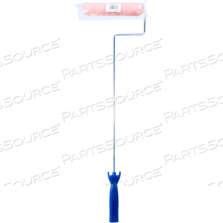 ROLLERLITE 6 X 1/2 PINK POLYESTER MINI ROLLER COVER W/ 24 FRAME, 12/CASE