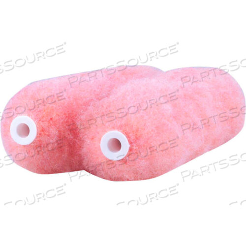 ROLLERLITE 6 X 3/4 PINK POLYESTER MINI ROLLER COVERS, 2/PACK 24/CASE