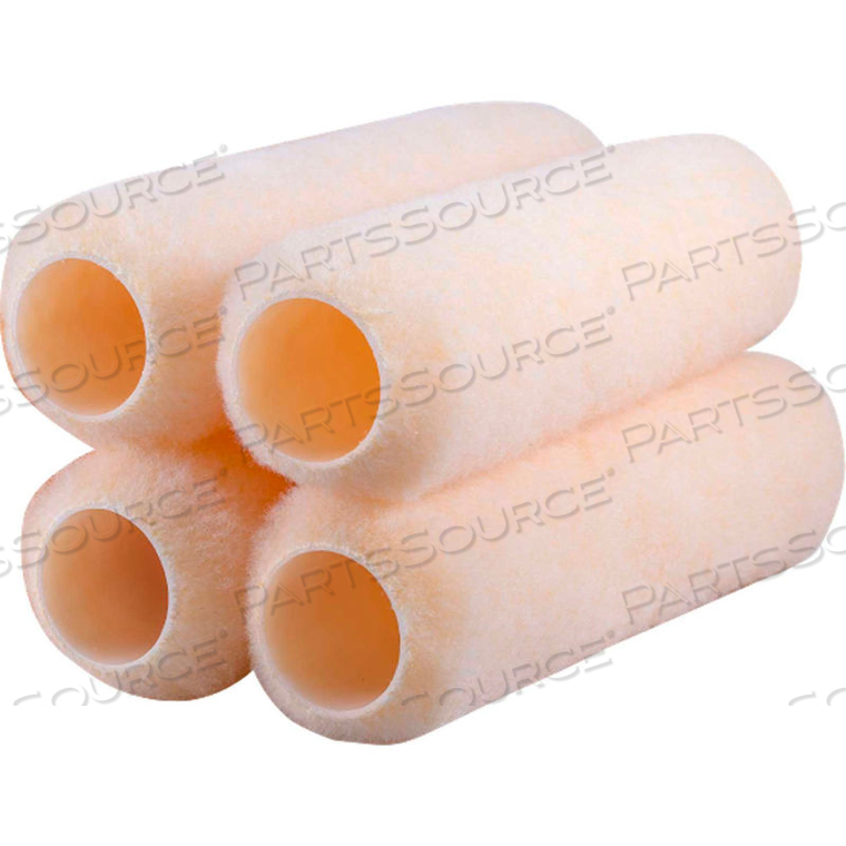OEM#: 9AP038-4PKROLLERLITE 9 X 3/8 100% POLYESTER ROLLER COVERS, 4PACK 24/CASE by Quali-Tech Mfg