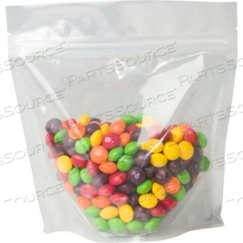4 OZ. STAND UP POUCHES, 4 MIL, CLEAR, 500/CASE