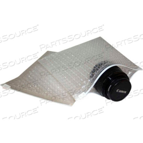 1 LAYER RECLOSABLE SLIDER ZIP CUSHION BAGS, 10-1/4 X 8 ID, CLEAR, 250/CASE