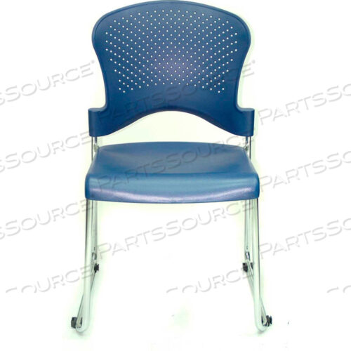 EUROTECH AIRE ARMLESS SIDE CHAIR - NAVY POLYPROPYLENE - 4/PK