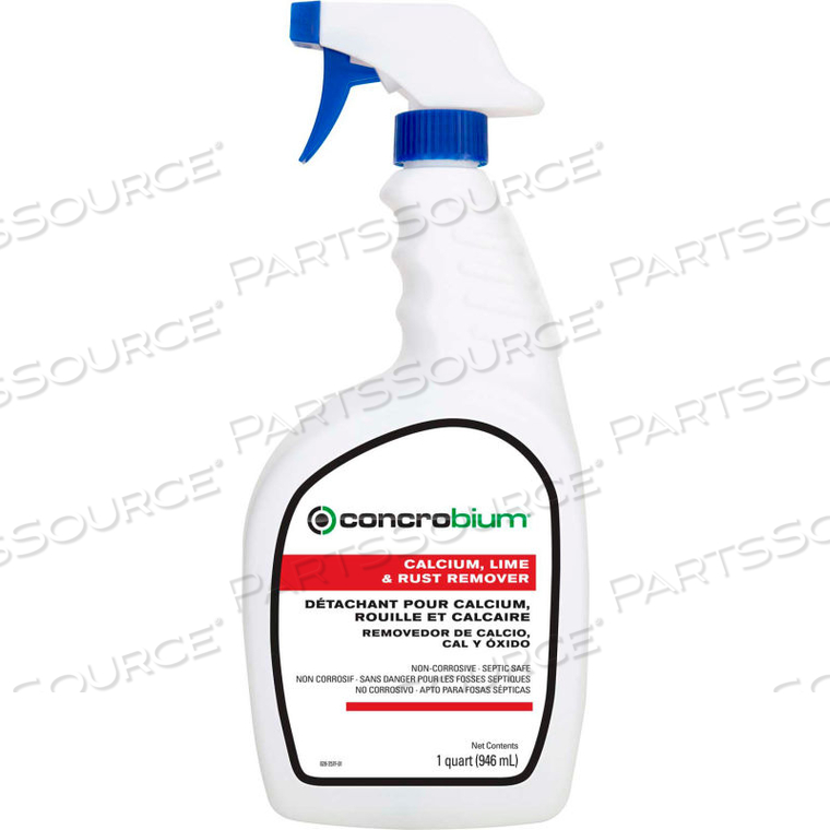 CALCIUM, LIME & RUST REMOVER PRO, 32 OZ. TRIGGER SPRAY, 6 BOTTLES/PACK