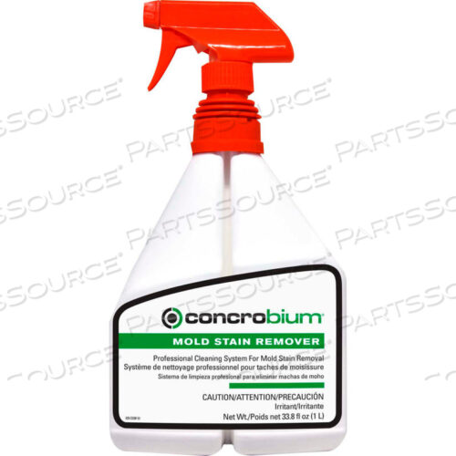 MOLD STAIN REMOVER PRO, 33.8 OZ. TRIGGER SPRAY, 6 BOTTLES/PACK