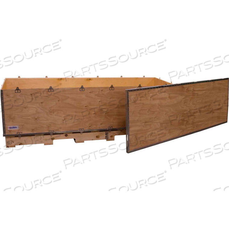OEM#: GSL181005880445P6-PANEL SHIPPING CRATE WITH LID & PALLET, 72 X 24 X 24 O.D. by National Corrugate LLC