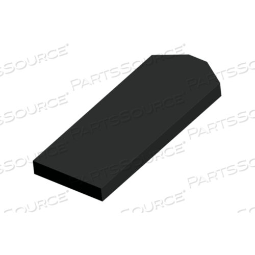 STANDARD SERIES STRYKER BIG WHEEL STRETCHER PAD - 76L X 30W X 4 W/ANGLE TOP CORNERS AND SQUARE BOTTOM CORNERS & MATCHING VELCRO