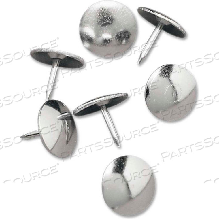 OEM#: 92914OIC THUMB TACKS - 0.50 DIAMETER - 100 / BOX - SILVER by Officemate