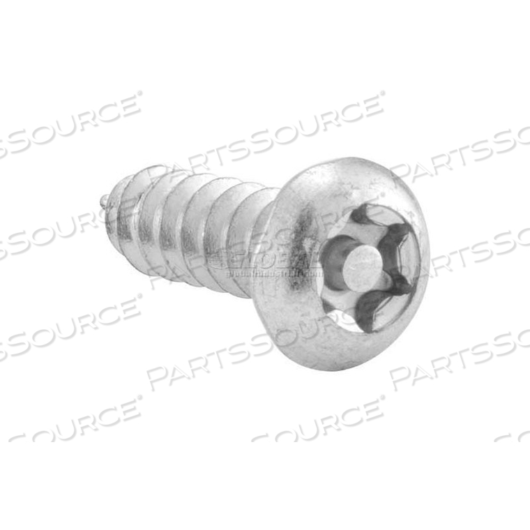 T-27 PAN HEAD SCREW W/PIN, #10 X 3/4, CHROME - EACH