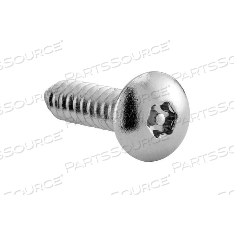 T-27 TRUSS HEAD SCREW W/PIN, #12 X 1-1/2, CHROME - 100/PACK