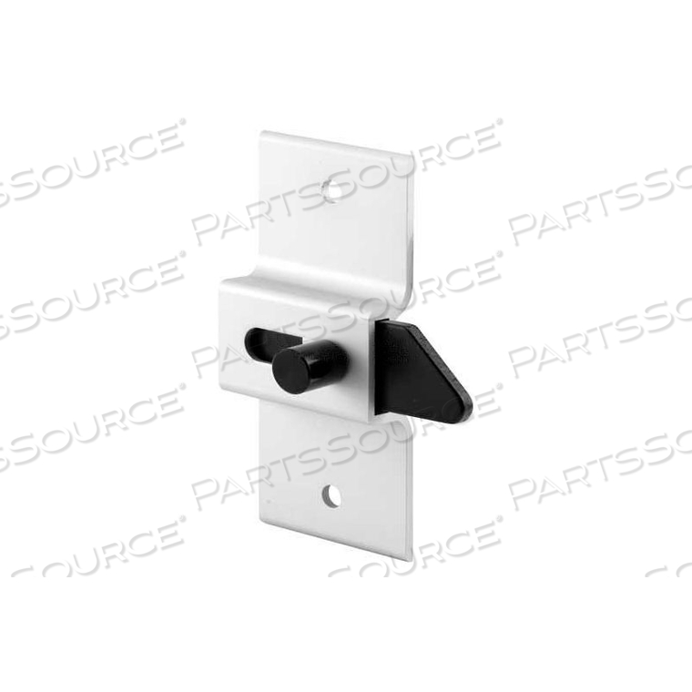 SURFACE MOUNT SLIDE LATCH, W/ANGLE BAR, BRIGHT DIP