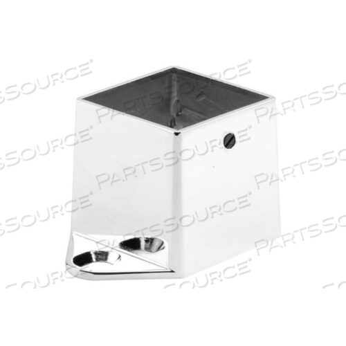 SQUARE POST SHOE, 1-3/4, CHROME