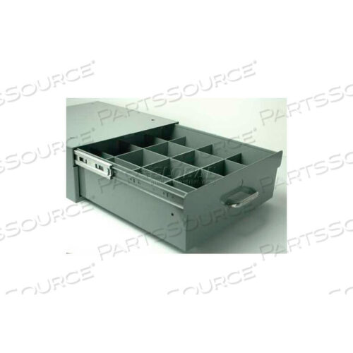 OEM#: 4-RB16-12-BL12 COMPARTMENT DIVIDER KIT, 14W X 16D X 2-1/2H, BLUE by Stackbin Corporation