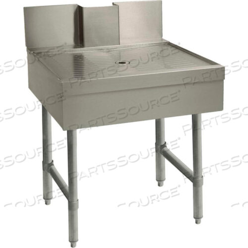 BEER DRAINER, FREE STANDING, 18X18, 3X6 REAR COLUMN