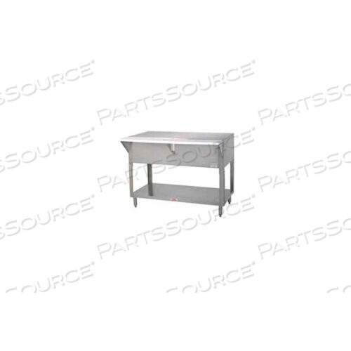 SOLID TOP TABLE, 31.812L S/S CABINET BASE