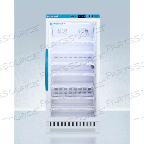 OEM#: ARG8PVACCUCOLD PHARMA-VAC PERFORMANCE SERIES UPRIGHT VACCINE REFRIGERATOR, GLASS DOOR, 8 CU.FT. by Summit Appliance (Div. of Felix Storch, Inc.)