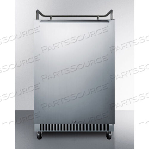 OUTDOOR BEER DISPENSER, BUILT-IN USE, S/S EXTERIOR, THERMOSTAT