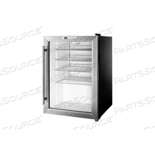 COMMERCIAL GLASS DOOR PUB CELLAR FOR COUNTERTOP USE,, DIGITAL TSTAT, LOCK