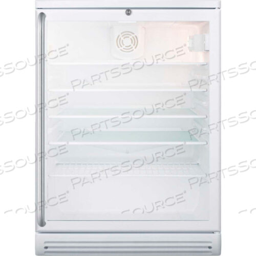 COMMERCIAL BUILT-IN BEVERAGE REFRIGERATOR, LOCK,FULL-LENGTH TB HANDLE, WH