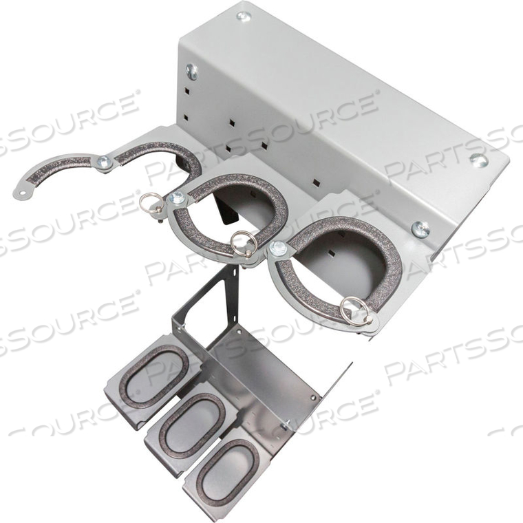 ESP ADJUSTABLE SERIES STEEL GUN RACK - THREE FIREARM CAPACITY