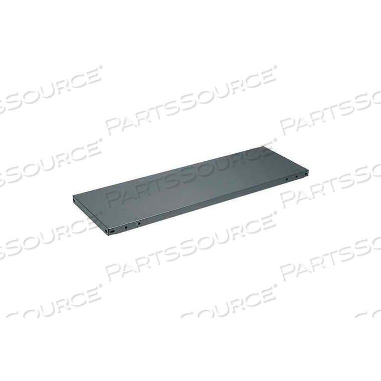 OEM#: S1848-DARK GRAYSTEEL FLANGE SHELF 48W X 18D, 20 GAUGE, 275 LB CAPACITY, DARK GRAY by Tri-Boro Shelving