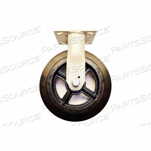 OEM#: N32-8-RTRIGID CASTER - RUBBER MOLD-ON 8 DIA. - 500 LB. CAPACITY by Fairbanks Scale