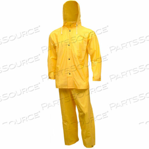 OEM#: S61317.SMS61317 TUFF-ENUFF 3 PC SUIT, GOLD, DETACHABLE HOOD, SMALL by Tingley Rubber
