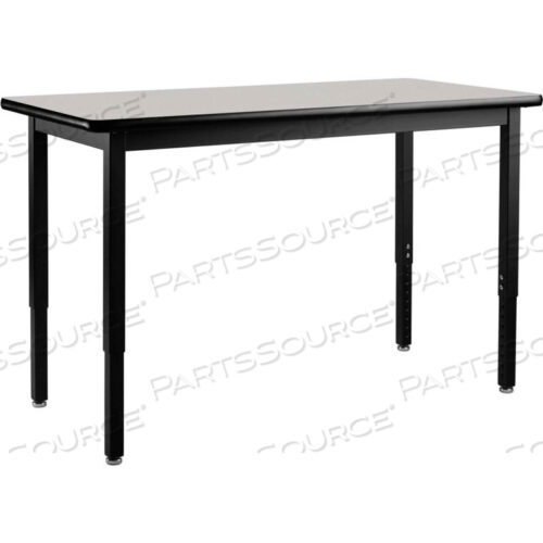 OEM#: 695749GYINTERION UTILITY TABLE - 60 X 30 - GRAY NEBULA by National Public Seating