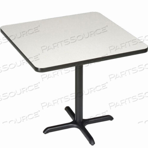 OEM#: 695808GYINTERION RESTAURANT & LUNCHROOM SQUARE BAR HEIGHT TABLE, 36LX36WX42H, GRAY by National Public Seating