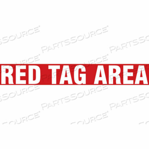 OEM#: PTP183FLOOR STRIPE - RED TAG AREA - 3 X 12 by Accuform Manufacturing, Inc.