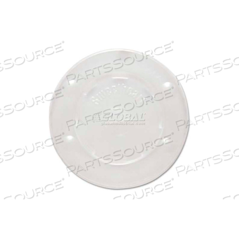 SOLO STRAW-SLOT COLD CUP LIDS, FOR 10 OZ CUPS, TRANSLUCENT, 100/PK