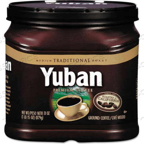 OEM#: YUB04707YUBAN ARABICA ORIGINAL PREMIUM COFFEE, REGULAR, 31 OZ., ARABICA BEANS by Yuban