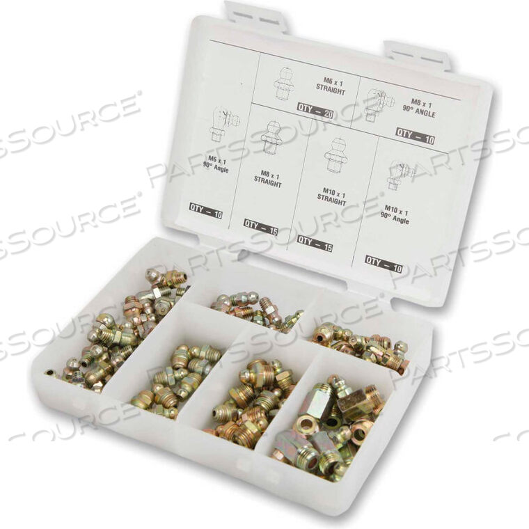 OEM#: 43972PROLUBE GREASE FITTING SET, SAE, 80-PIECE by Matrix Management Inc