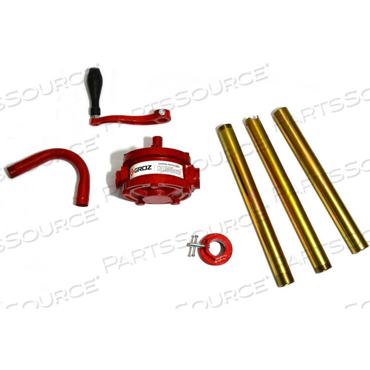 OEM#: 44052GROZ ROTARY BARREL PUMP, DUAL DIRECTION, 3-PIECE RIGID SUCTION TUBE, NBR SEALS, 1-INCH INLET by Matrix Management Inc