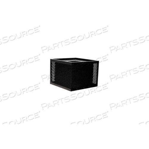 SQUARE ULTRACOAT OUTDOOR PLANTER, DIAMOND - BLACK