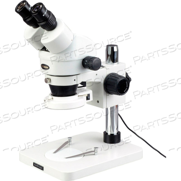 OEM#: SM-1BS-64SAMSCOPE 7X-45X INSPECTION DISSECTING ZOOM STEREO MICROSCOPE WITH 64-LED LIGHT by United Scope