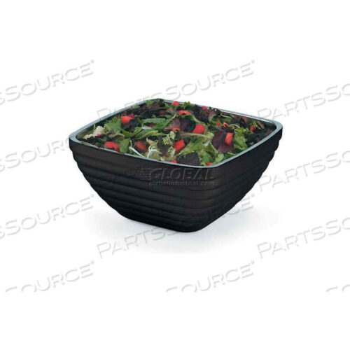OEM#: 4763460SQUARE INSULATED SERVING BOWLS, 3.2 QUART, BLACK BLACK by Vollrath