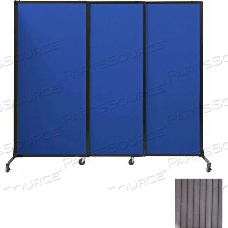 OEM#: 1812221PORTABLE ACOUSTICAL PARTITION PANELS, SLIDING PANELS, 88X7 WITH CASTERS, GRAY by Versare Solutions, Inc.