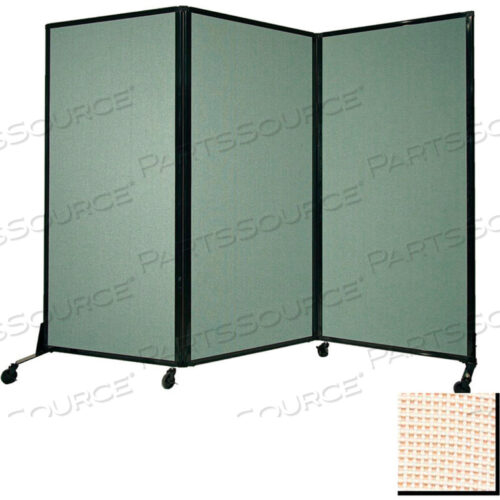 OEM#: 1821158PORTABLE ACOUSTICAL PARTITION PANEL, AWRD 80X84 FABRIC, WITH CASTERS, SAND by Versare Solutions, Inc.