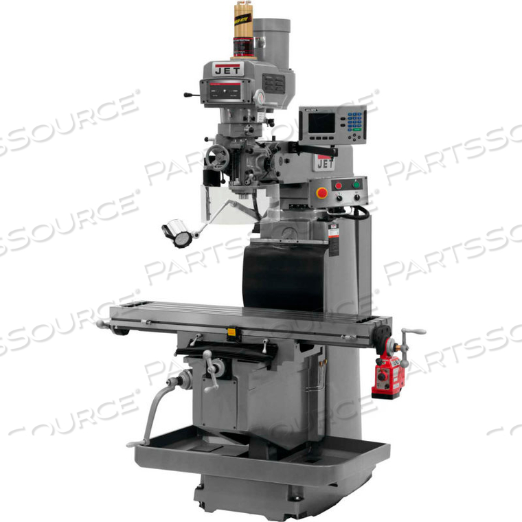 JET JTM-1254RVS WITH ACU-RITE 203 DRO, X POWERFEED & AIR POWER DRAWBAR