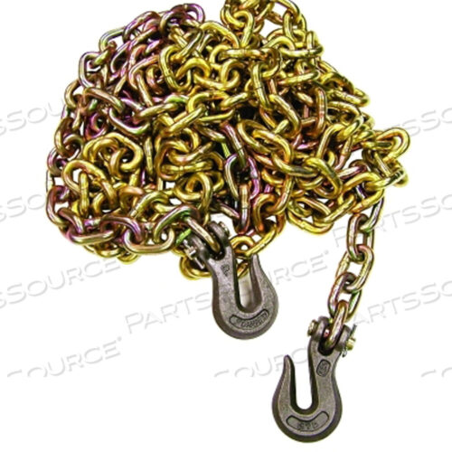 OEM#: 5261363 ЦЕПИ ТРАНСПОРТНЫЕ GRADE 70, 5/16 ДЮЙМА, ПРЕДЕЛ 4700 ФУНТОВ, ЖЕЛТЫЙ ДИХРОМАТ от Peerless Industries, Inc.