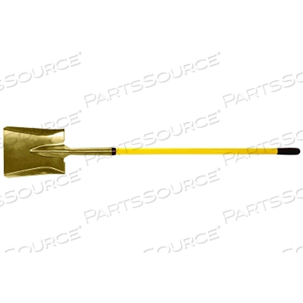 OEM#: S-82FGSQUARE POINT SHOVEL, 11 IN X 9 IN BLADE, FIBERGLASS STRAIGHT HANDLE by Ampco Safety Tools