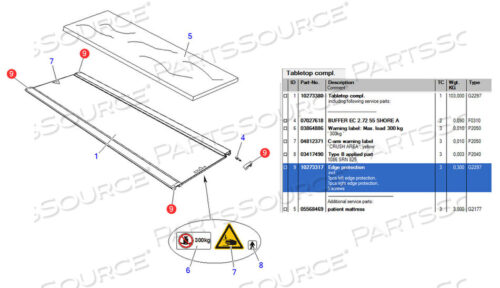 OEM#: 10273317СБОРКА ЛЕВОЙ/ПРАВОЙ ТОРЦЕВОЙ КРЫШКИ от Siemens Medical Solutions