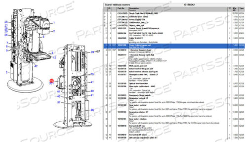 OEM#: 10501288ШКАФ ПИТАНИЯ от Siemens Medical Solutions